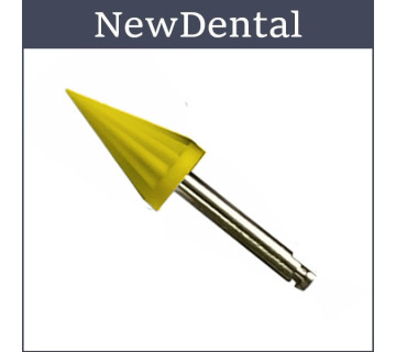 Polishing rubbers (CONE) Yellow soft