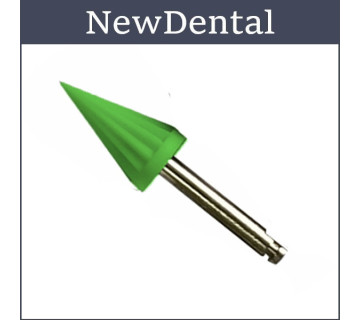 Polishing rubbers (CONE) Green hard