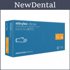 Nitrile gloves Nitrilex CLASSIC BLUE, nitrilex 50 pairs/100 pcs, XS