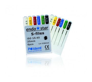 Endostar S - files, ЕС-Файли Poldent №20, 28 мм фото 2