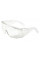 Transparent protective glasses with brackets