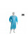 Hygienic non-woven gown BLUE 10 pcs Mercator Medical M