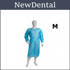 Hygienic non-woven gown BLUE 10 pcs Mercator Medical M