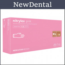 Nitrilex gloves PINK, nitrilex 50 pairs/100 pcs, XL