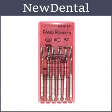 Piezo Reamers Peeso Reamers 5, 32 mm Reamers, Root Canal Expanders, (6 pcs.), Vortex