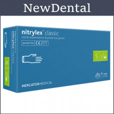 Nitrile gloves Nitrilex CLASSIC BLUE, nitrilex 100 pairs/200 pcs, S