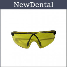Transparent yellow glasses