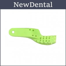 Plastic impression spoons No. 8 Autoclavable (green), plastic impression spoons autoclavable No. 8