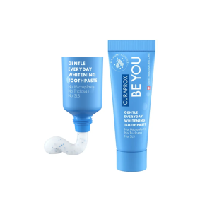 Be You Blue MINI Whitening Toothpaste with Blackberry and Licorice Flavor (10 ml) CURAPROX