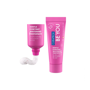 Зубна паста відбілююча Be You Pink MINI зі смаком кавуна (10 мл) CURAPROX 