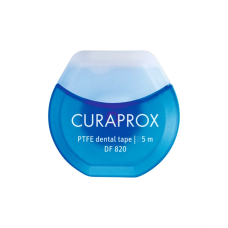 Нитка міжзубна тефлонова з хлоргексидином DF 820, міні 5 м CURAPROX