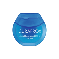 Нитка міжзубна вощена з ароматом м’яти DF 834, 50 м CURAPROX 