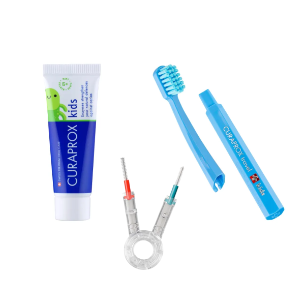 Дорожній набір Kids Блакитний CURAPROX