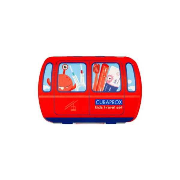 Дорожній набір Kids Червоний CURAPROX