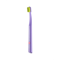 Smart Children's Toothbrush Purple Handle/Lime Bristle CURAPROX