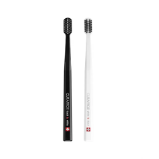 White/Black Duo Toothbrush Set (5460) black and white, 2 pieces, 0.10 mm CURAPROX
