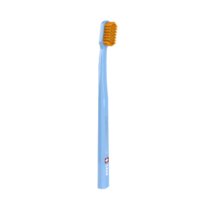 Ultra Soft Toothbrush (5460) Blue Handle/Orange Bristles 0.10 mm CURAPROX