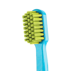 Soft toothbrush (1560) blue handle/green bristles 0.15 mm CURAPROX