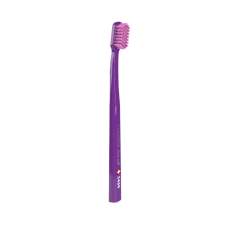 Ultra Soft Toothbrush (5460) Purple Handle/Pink Bristles 0.10 mm CURAPROX