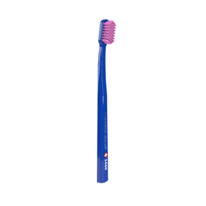Ultra Soft Toothbrush (5460) Dark Blue Handle/Pink Bristles 0.10 mm CURAPROX