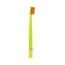 Ultra Soft Toothbrush (5460) Green Handle/Orange Bristles 0.10 mm CURAPROX