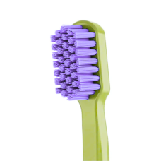 Soft toothbrush (1560) green handle/purple bristles 0.15 mm CURAPROX
