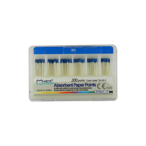 Meta Biomed Absorbent Paper Points, Meta Biomed Paper pins 02 №30, 200pcs