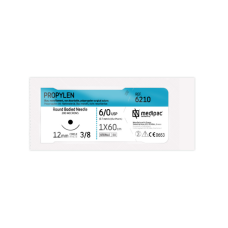 Шовний матеріал (MEDIPAC) PROPYLEN 6/0 