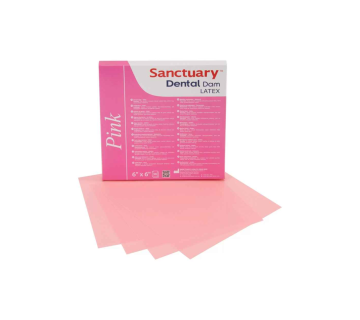 Latex rubber dam, mint pink, MEDIUM