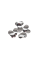 0976 Matrices sectional metal Medium 50μm (50pcs) Vortex