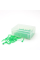 Plastic anatomical blades with a hole GREEN (S) 100 pieces Vortex