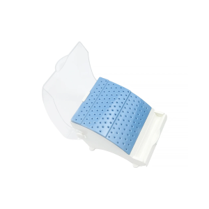 Подставка-органайзер для боров пластиковая с крышкой 142 отверстия, ГОЛУБНАЯ Подставка-органайзер для боров пластиковая с крышкой 142 отверстия, ГОЛУБНАЯ