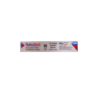 Articulating paper RubyMark 80 micron - straight - 144 pcs. Red