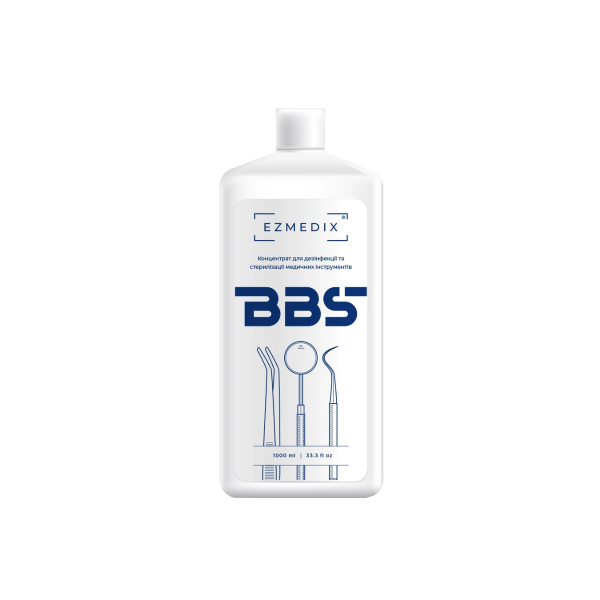 Концентрат для дезинфекции и стерилизации инструментов BBS, 1 л