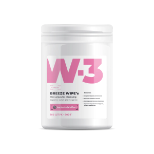 W-3 Салфетки бактерицидные, бесспиртовые BREEZE WIPE's (туба)