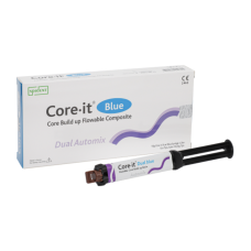 Core-it (Коре Ит), Синий 1 шприц 10г, цемент двойного отвержения, Spident СРОК 2025-01