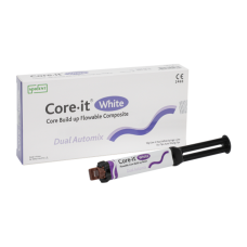Core-it (Коре Іт), БІЛИЙ 1 шприц 10г, цемент подвійного затвердіння, Spident
