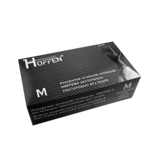 Nitrile gloves HOFFEN "GoldenTouch" Black - M