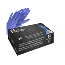 Nitrile gloves HOFFEN textured COBALT M