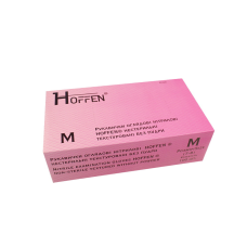 Nitrile gloves HOFFEN Pink - M