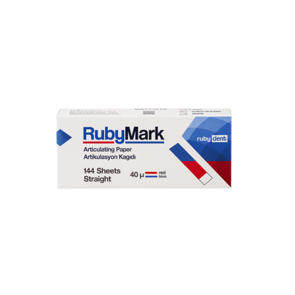 Артикуляційний папір RubyMark 40мк -прямий- 144шт Червоний\синій