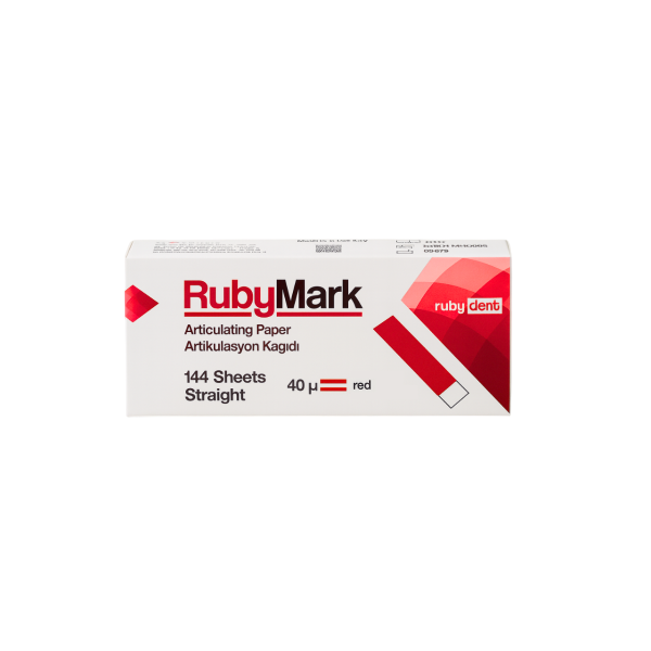Артикуляційний папір RubyMark 40мк -прямий- 144шт Червоний