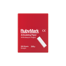 Артикуляційний папір RubyMark 200мк прямий 300шт Червоний