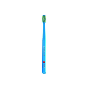 Зубная щетка Soft (1560) голубая ручка/салатовая щетина 0,15 мм CURAPROX