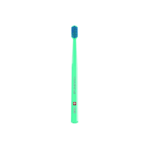 Зубная щетка Soft (1560) бирюзовая ручка/синяя щетина 0,15 мм CURAPROX