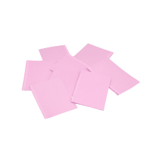 Dental bibs, medical napkins 125pcs/pack PINK Cotisen