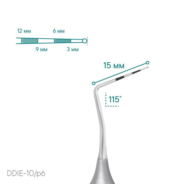 DDIE-10\p6 Probe periodontal TYPE 7 (scale 3mm) Meddins