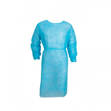 Hygienic non-woven gown BLUE 10 pcs Mercator Medical M