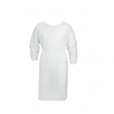 Non-woven hygienic gown WHITE 10 pcs Mercator Medical L