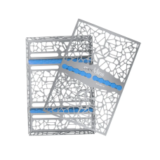 SIM-80\10 Tray for instrument sterilization TYPE 4 (10 instruments) BLUE